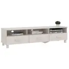 Tv Cabinet "Hamar" White 158X40x40 Cm Solid Wood Pine mdf,pine wood TV Stands &