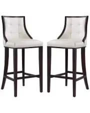 Manhattan Comfort Set of 2 Fifth Avenue Bar Stools