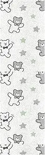 Amooorous A Cute and Funny Grey Teddy Bear Decorative Grip Tape Designs Longboard Non-Skid Scooter Griptape Tear-Proof Grip Tape Cruiser Board 33×9 Inch