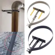 Chimney Pipe Bracket Accessory Sturdy Flue Liner Clamp Fixed Bracket for Heating