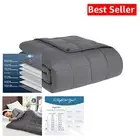 Queen Weighted Blanket 60x80 - Breathable Glass Beads - All-Season Comfort