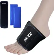 Foot & Ankle Gel Ice Pack for Pain Relief,Adjustable Brace Reusable Multi-Purpos