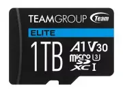 Team Group 1TB Elite microSDXC UHS-I U3, V30, A1, w/ SD Adapter, 100MB/s
