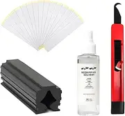 WOWWOW Golf Regripping Kit | Professional Quality All-in-One Golf Club Repair Set – Includes Grip Remover Tool, 15 Grip Tape Strips, 120ml Grip Solvent & Vise Clamp