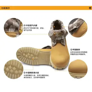 帝安諾-TIMBERLAND PREM ROLL-TOP BOOTS 圖騰反折防水麂皮靴(駝)A1GEX 黃靴 男