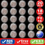 20PCS Coin Capsules For Australian 1 Cent Coin Holder 18mm One Cent Display Case