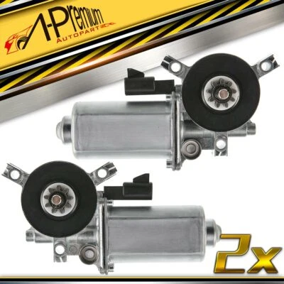 A-Premium 2x Front Window Motor for Chevy Malibu Buick Pontiac Montana Saturn