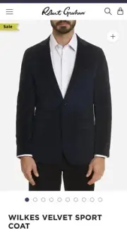 Robert Graham Dinner Jacket Medium 40 Regular Exclusive Luxury Gift Velvet