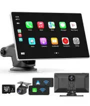 Portable Apple Carplay Screen for Car, 9" Wireless CarPlay & Android Auto (NEW)