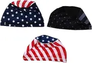 [Kisangel] 3pcs Five-Pointed Star Hat Riding Helmet Mens Helmet Mens Fleece Hat Helmet Inner Cooling Cap Helmet Liner Hats Cycling Caps Hats for Men Sun Protection Mens Hats Fitted Polyester