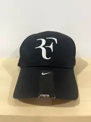 NEW RF Roger Federer Nike Dri-fit Hat Legacy 91 Tennis Cap Black One Size