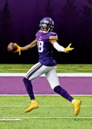 Classic Sports Prints - Justin Jefferson Vikings - Ready2Hang - HUGE canvas