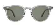 Garrett Leight CLEMENT SUN BIO-SK/BIO-GRN Men's Sunglasses Grey Size 46