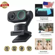 4K AI Tracking Webcam for PC/Mac with Noise-Canceling Mic and Gesture Control