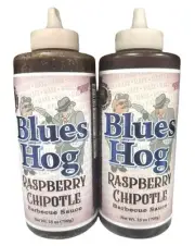 Blues Hog Raspberry Chipotle Barbecue BBQ Sauce - 25oz - 2 Pack - Free Shipping
