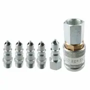 PCL 100 Series Female Coupler 1/2"BSP Female Thread & 3/8" Male Adaptors Fitting