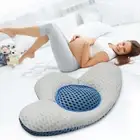 Lumbar Pillow Detachable Round Object Body Massager Lower Back Pain Relief