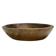 [James Lane] Bharat Wooden Bowl Small - 47cm x 47cm x 10cm