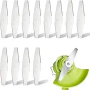 Pack of 12 grass trimmer blades, replacement blades, grass trimmer, brush cutter blade, brush cutter replacement blades, metal grass trimmer accessories blades, 6 inch