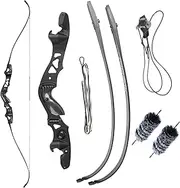 TOPARCHERY Recurve Bow ilf 62" Archery Bow Set Hunting Competition Bow for Beginners to Advanced Users 25-60lbs