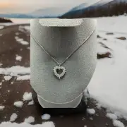 Bella Luce 1.72 CTW 925 Rhodium Over Sterling Silver Heart Necklace