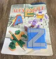 ALFA CASPER TRANSFORMER ROBOT NOS Toy Rare Letter Z