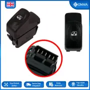 For Renault Clio 1998-2005 Single Electric Window Control Switch 6 Pin Black