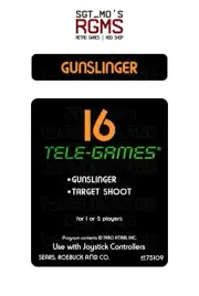 Atari 2600/Sears Tele-Games Replacement Label - Gunslinger
