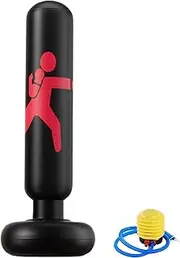 Stand Kids Punching Bag Toy - Freestanding Kickboxing Boxing Toy | Kids Inflatable Boxing Bag for Children Practicing Karate Taekwondo