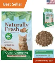 Cat Litter Made From Walnut Shells, 1-2 Cats, Unscented, Upcycled, Easy Scoop...