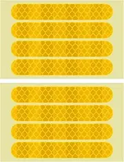 eMagTech 8pcs Reflective Sticker PVC Materials Rear Wheel Stickers for Scooter Body Decoration Compatible wtih Ninebot G30 Scooters