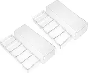 Gogogmee Gambling Chip Organizer Poker Chip Rack with 5 Compartments for Easy Sorting