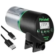 Automatic Fish Feeder - Rechargeable Timer Fish Feeder with USB CY-009 Black