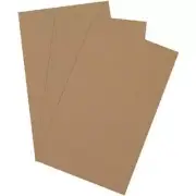 8 1/2 x 14" Heavy-Duty Chipboard Pads, Brown 575/Case