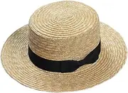 [Cauplse] Summer Women's Travel Beach Hat, Sun Protection Bowknot Straw Sun Hat Women for Men and Women Wide Side Female Casual Panama Fedora Hat Lady Classic Flat Beach Hats UPF 50+, Adjustable