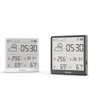 1/2Pcs Duka Atuman TH3Hygrometer WIFI Indoor Outdoor Temperature Humidity Monitoring Humidity Meter with 4.3-inch LCD