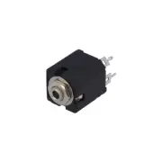 Socket Jack 3,5mm Female Mono With Switch Straight for Panel Tht