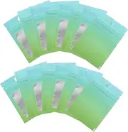 BESTYASH 100Pcs Resealable Jewelry Storage Bags Durable Wear Resistant Sealing Pouches for Earrings Rings Crafts Gradient for Organizing and Protecting Items