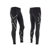 SALE | 2XU Womens Compression Long Tights - Black/Silver