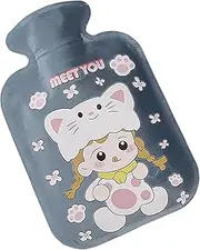 Hot Water Bottle for Winter | Plush Hot Water Bag 500ml Hot Water Bag,Soft Portable Heating Pad Large Capacity Bed Warmer for Feet & Waist
