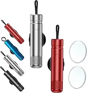 Beamlab Life Hammer, Beamlab Glass Hammer, Breaking Glass Breake, Emergency Escape Tool and Seatbelt Cutter (sliver-red,2pcs)