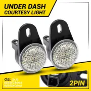 2PCS LED Under Dash Courtesy Light Footwell Light For 1999-2010 Jeep Wrangler (for: Jeep)