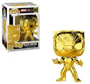 Funko Pop! Vinyl: Marvel Black Panther Gold Chrome #383 With Protector