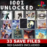 FINAL FANTASY 100% Unlocked! | MEMORY CARD SAVES | 6 7 8 9 10 12 X X-2 PS1 PS2