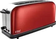 [Russell Hobbs] 21391-56 Toaster Colorous Plus Flame red long-21391-56, Black