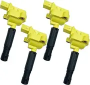 HIGH PERFORMANCE IGNITION COIL SET OF 4PCS A0001502580 A0001502980 UF555 UF658 FOR MERCEDES BENZ C250 SLK250 C200 C180 C230 E200 E260 SLK200 1.8T L4 M271 C203 S204 W204 W212