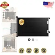 33" Tall Extra Wide Retractable Baby & Dog Gate - Durable & Auto-Locking
