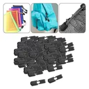 100 Pieces Zipper Pull Cord Ends Locks Rope Buckles for Paracord Accessories