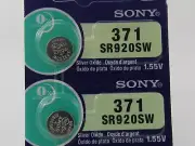 Sony 371 SR920SW Watch Battery 2Pc (Exp. 10/2030)