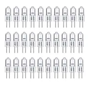 G4 Bulb,20 Pack Halogen G4 12V 20W with G4 Bi-Pin Base,High Output G4 Light Bulb 12V 300LM for Cabinet Light Bulbs As Shown